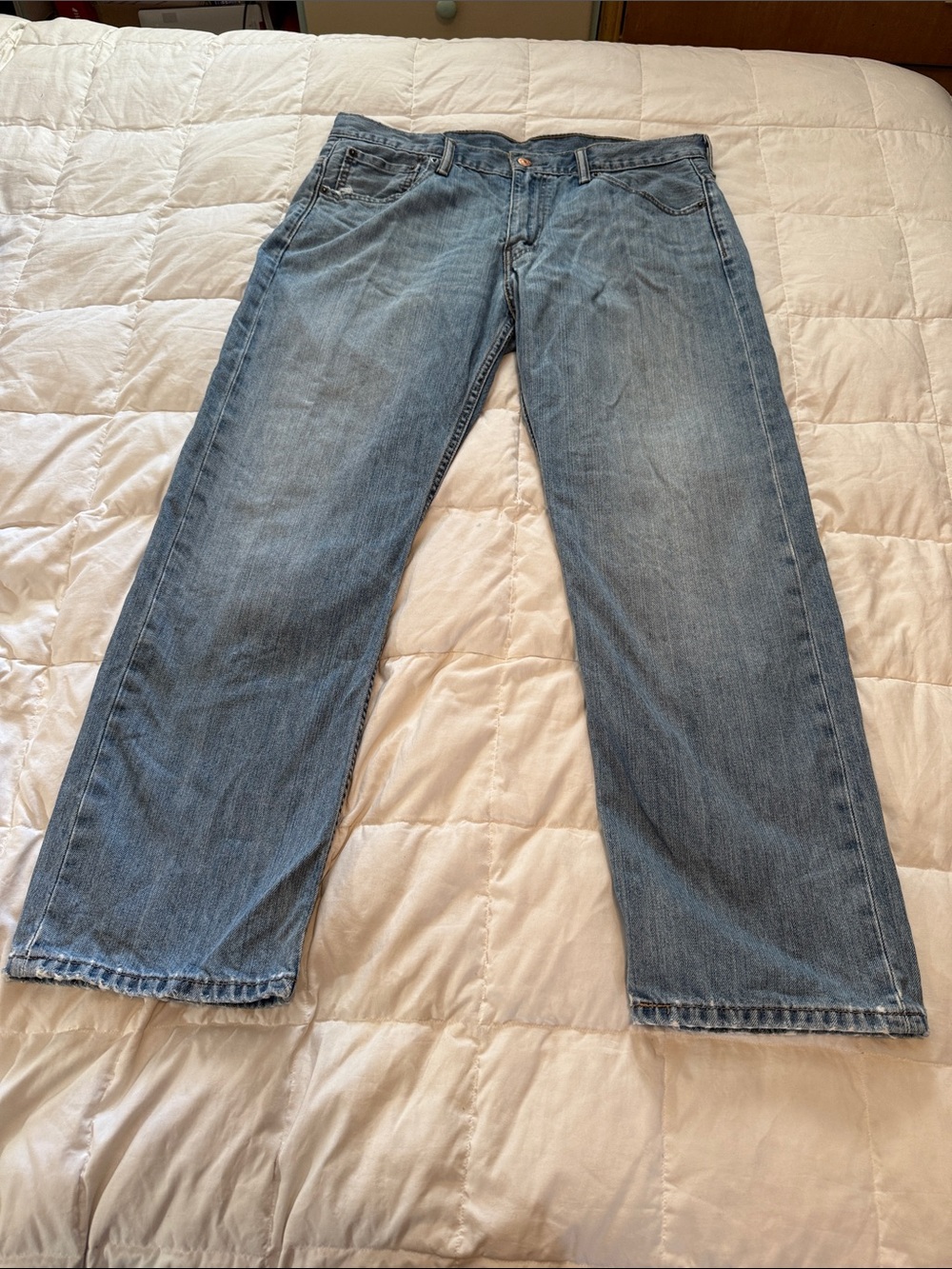 Levi Strauss 569 Men's Size 34/30 Blue Loose Fit Straight Leg Jeans